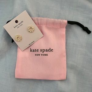 Kate Spade Gold Circle Stud Earrings